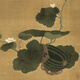 Yuan Qian wählt Herbst Melonenbilder alte Blumen- und Vogelmalerei Schriftrolle Literati Replik Antikes Malerei Chinesisches Hängsmalerei Yuan Li Zhi Bambus und Steinbilder 12809 40x95 cm (Sprühen von Malerei
