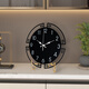 Puduo Clock Decoration HOME DECOR New Chinese Style Table Clock Living Room Desktop Pendulum Clock Art Clock Table Clock TV Cabinet Atmospheric Internet Celebrity Ornament Desktop Clock Large Size 30*32cm