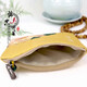Fräulein DIY NEU SCHLIESSE KURZ MOIN WALKETTELE JUDWELLE SABEL MÄNNER UND Women Reißverschluss Coin Bag Card Bag Armband Armband Aufbewahrungstasche kreativ gelb 8*12 cm