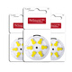 
ASound ReSound hearing aid accessories special battery a13 zinc air a10 button electronics a312 original a675 ASound ReSound 13 [1 board 6 pieces]