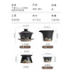 SUSHI CERAMICS tea set hand-painted glaze color Sancai tureen Kung Fu tea set gift box tea set J0333