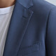 Angel Bird Wool Suit (Single Top) Business Men's Suit Textured Slim Fit Jacket KEBB241011 Blue 46A