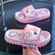 Summer children's slippers men's new astronaut children's home bathroom and bathing non-slip soft bottom girls' slippers pink-Little Pegasus 28-29 Inner length 17 cm 1CM too small