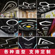 致仕（ZISIZ）方通灯led长条灯办公灯铝方通专用办公室吊灯明装条形灯店铺商用 升级加亮款15053cm-36W白光