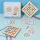 Arrow animal threading board toys rope game shoelace button baby early education beading teaching aids TM-Dinosaur rope