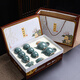 Zhenxiqi Tea Set High-end Ge Kiln Ceramic Kung Fu Tea Set Office Tea Set Gift Box Teacher's Day Gift Ge Kiln Teapot Tea Set Gift Box