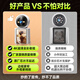 
BIFIXIA intelligent AI surveillance camera can communicate with home two-way video call monitoring for home mobile phone remote with screen monitor 360-degree no blind spots Home monitor [WiFi version] Video call + one-click call + 15-day loop card