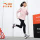
Anta children's sports shoes for girls' shoes for 2025 spring new product mesh breathable Velcro soft bottom energy running shoes black/pool blue/cute powder-4 36