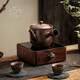 
XMSJ tea boiling in the stove, home use tea boiling water, pure hand-pulled old rock mud side large capacity firewood pot, Rongtian brew teapot, pine, cypress firewood, 15913 Rongtian 750ml 701mL (inclusive)-800mL (inclusive)