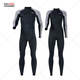Chuangjingyi Selects Motor Boat Quick-Drying Suit Men's One-piece Wet Suit Women's Surfing Snorkeling Wet Suit Long Sleeve Sunscreen Large Size Swimming Wet Suit Black Men's Style - Back Zipper (D030069M XXL