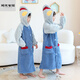 Miaopule Class A Autumn and Winter Thickened Children's Bathrobe Boys Ultraman Bath Towel Cloak Can Wear Winter Thickened Children's Nightgown Ultraman Blue Thickened Coral Velvet Size 18 Recommended 140-155cm