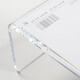 Acryl A4 Transparent Display Ständer Tabelle Karte A5 Werbung Preisliste Steigung Kristall Tischsignalkarte 5009 (128*90 mm)