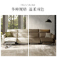 
Gujia Home (KUKA) zero-to-wall Napa function leather sofa living room flexible handrail 6189 [soft blank] three-person left electric