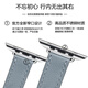 De Trine es adecuado para iWatch9/SE8Seuitra Double-anillo de doble anillo Applewatch654 Apple Watch Strap alto de doble anillo de doble anillo azul delgado Light Luxury Luxury Genuine Leather High-Eld 46 mm adecuado para la décima generación 2024 Nuevo orden de modelo y concha