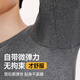 Hailan Home Thermal Underwear Men's Autumn Clothes and Autumn Pants Men's 100% Pure Cotton Anti-Bacterial Anti-Mite Autumn and Winter Underwear Round Collar Warm Set 100% Pure Cotton Anti-Bacterial Anti-Mite - Black XL /175 (weight 130-150Jin [Jin equals 0.5 kg])