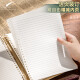 
A5/120 page does not hurt the hand horizontal line retro shell can be detached 8-hole loose-leaf notebook can be replaced with index page. Postgraduate entrance exam homework book red 1389 B5/120 page red