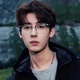 
Zhiya Yu Tong Jincheng same style pussy and handsome myopic glasses can be matched with half frame for men's Sven and Science and Technology men's ultra-light metal frame, bright black gold frame [mirror box cloth], no degree [anti-blue light], next day for Kyokura