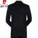 皮尔卡丹（pierre cardin）秋冬新款中年西服外套男士羊毛呢夹克商务休闲爸爸装双面呢西装男 咖色 3XL 190 (适合171-190斤)