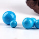 Fat Donglai same style bracelet with beads turquoise high blue Sleeping Beauty loose beads round beads diy handmade jewelry King Kong 12mm 2 pieces