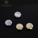T/Twenties suitable for ordinary shirt cufflinks for men simple business wedding groom shirt decorative buttons for men women shirt sleeve studs KT001_Deep sea blue cat eye/silver border-1