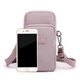 Jianxun Mini Mobile Phone Bag Running Sports Arm Bag Shoulder Crossbody Bag Mobile Phone Bag Wrist Fitness Women's Small Bag Light Purple