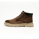 Lilang light fashion men's shoes [same style in the mall] Martin boots men's casual cowhide shoes men Q4DXL304 brown/black 41