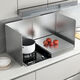 Jieyunmao kitchen oil baffle for cooking, splash-proof range hood, heat insulation, oil-proof oil-proof baffle, gas stove, high temperature resistant stainless steel, height 30, length 80, depth 40, 40% off