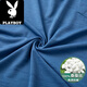 花花公子（PLAYBOY）冰丝短袖t恤男夏季中年翻领有口袋冰丝T恤中老年爸爸装 753井字格绿色 M 165建议95-115斤