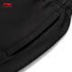 Li-Ning straight-leg sweatpants sweatpants men's 2025 autumn new cotton skin-friendly casual versatile outdoor loose trousers Dark Night Black-1 XL