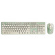 CHERRY Cherry DW2300 Key and Mouse Set Wireless Keyboard and Mouse Set Computer Office Business Full Size Light Sound Film Keyboard Slim Office Supplies WF13B DW2300 Key and Mouse Set Fruit Green