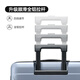 90-point expansion suitcase 20-inch Rhine large-capacity suitcase PC wear-resistant password lightweight trolley case titanium gold gray
