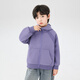 Zuoxi Boys 'Mabe's Children's Sports Cardigan Hooded Top 2025 New Boys Automne Clothes Purple 140