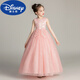 Disney (Disney) Vestido de cumpleaños para niñas Vestido de princesa de alta gama Flores para niños Flores de novia Vestido de boda Piano Ropa de rendimiento BX683 Blanco 120 cm