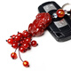 Feng Shui Pavilion Red Agate Pixiu Key Chain Bag Pendant Men and Women Fashion Personalized Car Key Decoration Gift Gift Red Agate Pixiu Key Chain