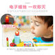 Onevan Children's Cake Obst geschnitten Spielzeug spielen Haus Küche Kombination Set Frucht Gemüse Schnitt Geburtstagsgeschenk Little Girl [Pink] [Dreischichtgeräusch und Licht können ausgeblasen werden] Kuchen 87-teiliges Set mit Geschenkbox