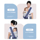 
Aiyuanmei baby-holding artifact Liberate the hands-on straps of newborn babies in front of the baby, simple and lightweight, young children carry babies, shallow water, green