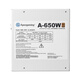 Apexgaming Ai Pai E-Sports Power Supply 650W Bronze Medal Desktop Computer Host DIY Game E-Sports White Power Supply All Japanese Capacitors/Temperature Control Fan/Five-Year Warranty A650W Bronze Medal White/All Japanese Capacitors/5-Year Warranty
