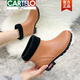Zapatos de lluvia de alta gama de cartelo Versión coreana de zapatos de agua con botas de lluvia no deslizantes zapatos de goma de goma de moda
