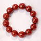 Lijiang Pure Natural Nanhong Bracelet Collection Grade Sichuan Material Vasi Brocade Red Agate Single Circle Bracelet Full Color Full Flesh Nine Mouth Buddha Beads Full Flesh Full Color Nanhong 16mm (with certificate)