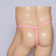 Men's sexy underwear, men's suspenders, ring underwear, European and American men's thong, lace bag free, pink, one size fits all