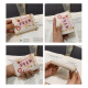 Bolsa de deslizamiento antirrobo sinshiyi para mujeres caricatura linda tarjeta de certificado de múltiples tarjetas clip de la tarjeta de almacenamiento de la licencia de conductor de la tarjeta de almacenamiento pequeña y delgada ping un paquete de tarjeta xile [18 tarjetas + 2 posiciones de cambio]
