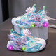 Heaacooa Kulomi Children's Sandals Girls Summer 2025 Nouvelle fille Baotou Sports Princesse Sandals Mid-Big Children's Éclairage Purple Aisha K869 27