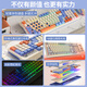 
Silver carving keyboard mechanical feel e-sports game keyboard and mouse set wired office keyboard and mouse computer notebook ergonomic 98-key digital portable external typing keyboard Bihai orange-high appearance color matching-bass button-fantasy color backlighting One year new-simple layout-simple