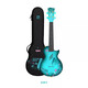 
enya NOVA U Hatsune Mikulele Carbon Fiber Uklili Beginners Boys and Girls Children Small Guitar 23 Inch Hatsune Mikulele Blue