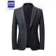 Romon (Romon) Anzug Jacke Herren-Top-Single-Stück koreanischer Stil Slim Casual Anzug Herbst Business Herren Strick Single West Top Blue 6625 185/2xl [Empfohlen 150-165jin [Jin ist gleich 0,5 kg]]