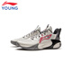 Li Ning Детская обувь детская баскетбольная обувь мужская большая детская поддержка Wind Shadow 2.0 и стабильная спортивная обувь 37ykbu072-19