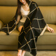 Autumn and winter shawl scarf for women, long long scarf for thick Korean style, long warm and versatile autumn scarf for fashionable and dual purpose, main picture - big shawl