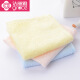 Jieliya Classe A Xinjiang Cotton 7256 Coton pur Small carré Écarpe carrée lavage Coton Coton Eau de maison Absorbant pour enfants Lavage petite serviette 6198 Couleur mélangée 4 sacs 23 * 23cm autour