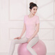 Sporn's high-end, beautiful and sexy Pilates training clothes for women 2025 new quick-drying slimming fitness yoga dance suit pink top (with chest pad) 2XL (140-160Jin Jin equals 0.5kg)