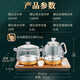 Jinzao H9 tea set spring-type fully automatic water supply electric kettle electric tea kettle built-in tea machine tea set set for home use H9 (20x37) with sterilizer function 0.8L